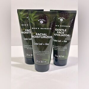 Bolero Men's Refresh Facial Moisturizer Cedar Leaf + Aloe - Set of 3